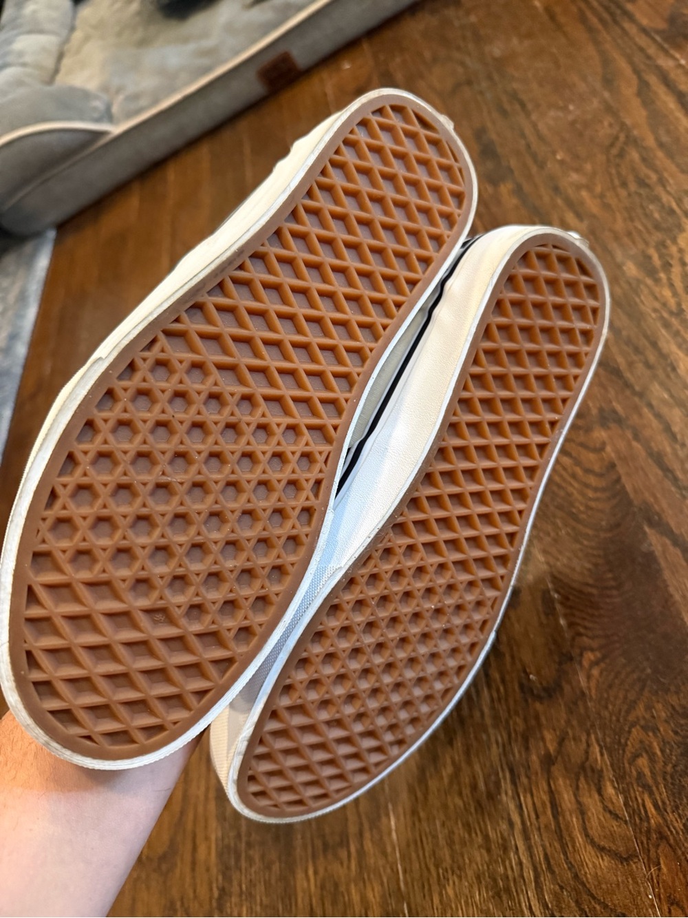 Vans Slip-On Checkerboard Sneakers - Black & White - Picture 3 of 7